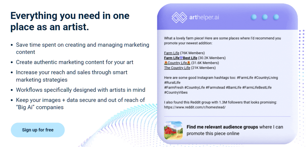 Arthelper: Everything you need in one place as an artist