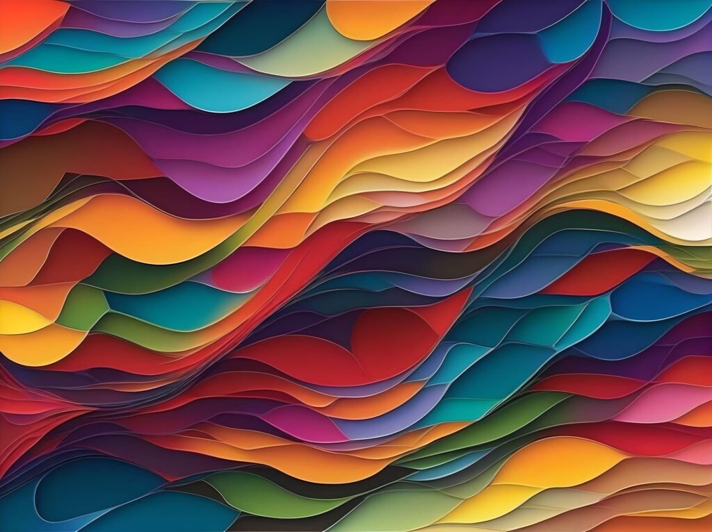 Colorful abstract art